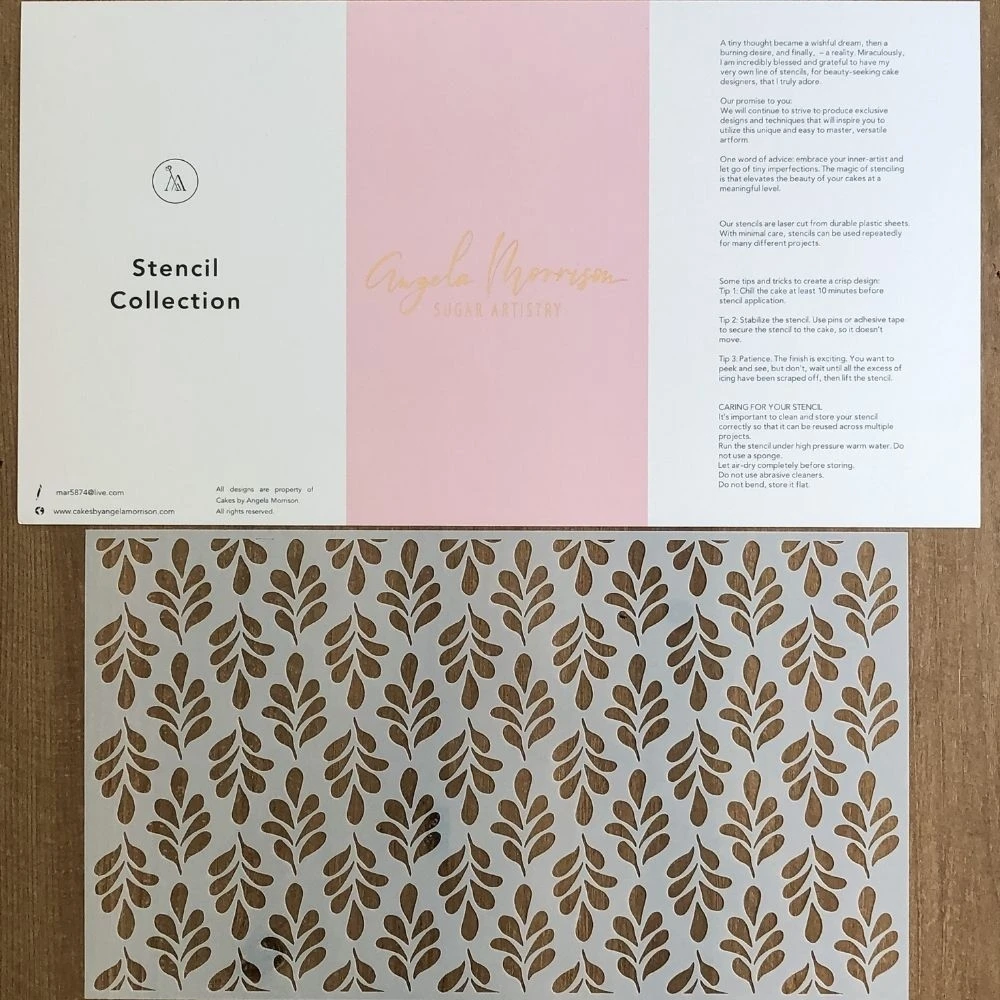 Angela Morrison Aimej - Botanical Stencil Collection