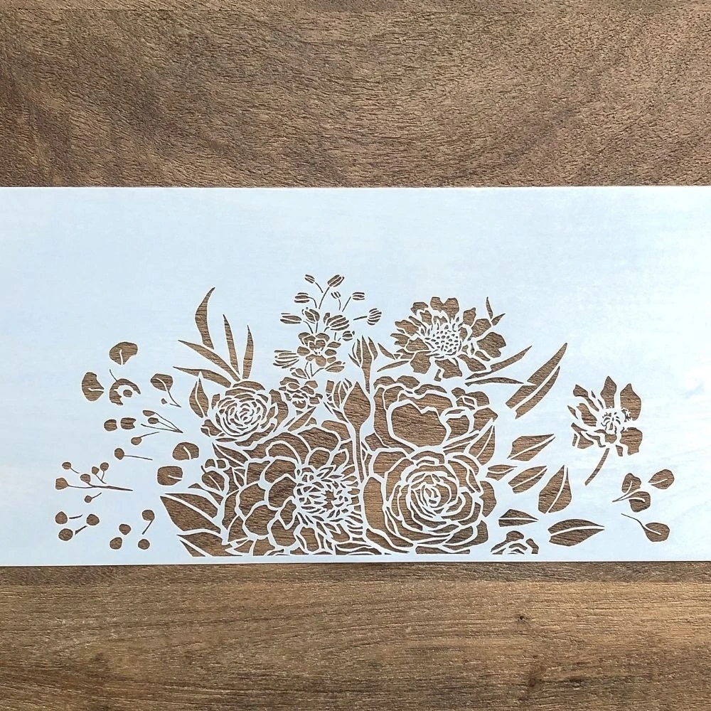 Angela Morrison Lilyville - Flowers Stencil Collection