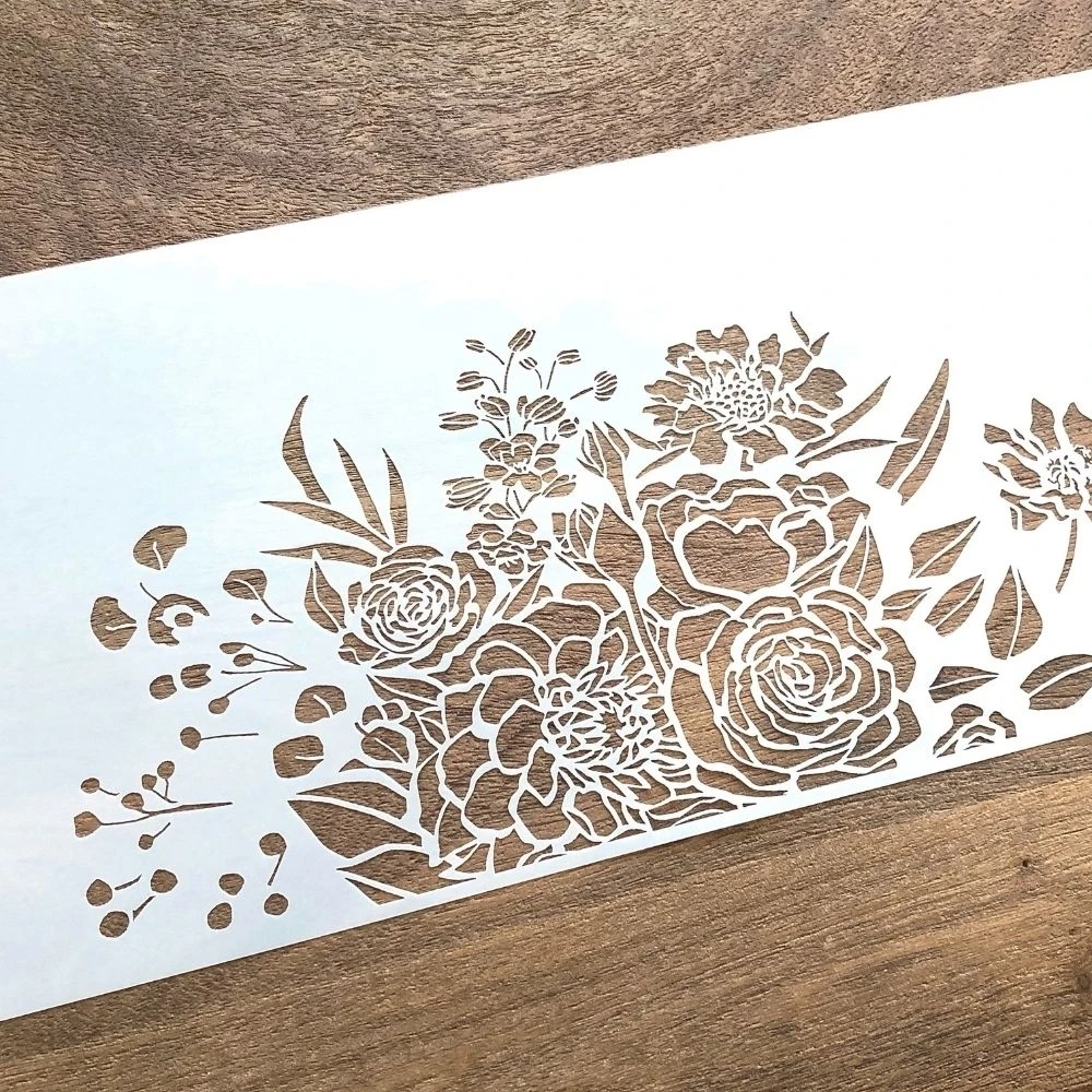 Angela Morrison Lilyville - Flowers Stencil Collection