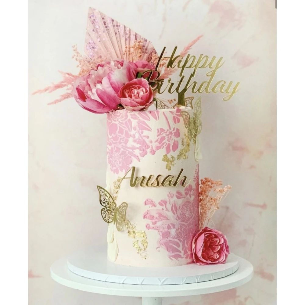 Angela Morrison Lilyville - Flowers Stencil Collection