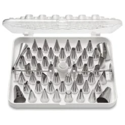 Ateco 55 Pc Pro Icing Nozzle Piping Tube Tip Box Set