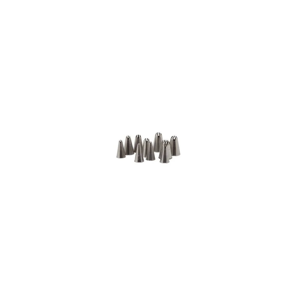 Ateco Closed Star Tube Tip - 10 Piece Set