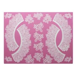 Cake Lace Victoriana - 3D Large Lace Cupcake Wrapper Mat