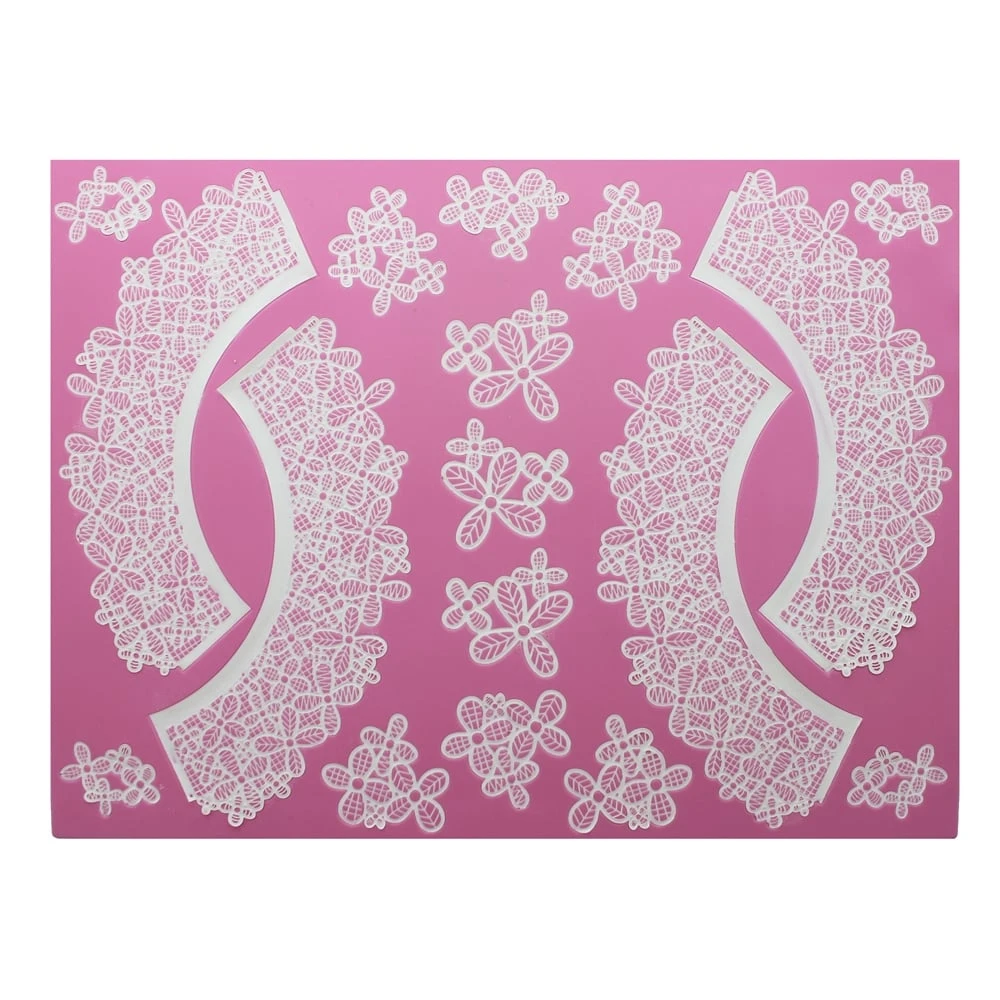 Cake Lace Victoriana - 3D Large Lace Cupcake Wrapper Mat