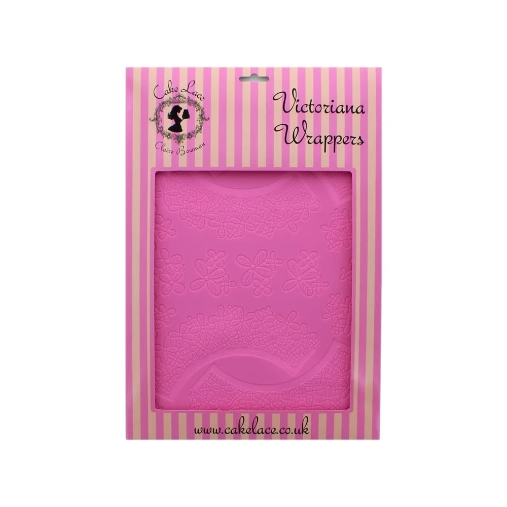 Cake Lace Victoriana - 3D Large Lace Cupcake Wrapper Mat