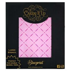 Caking It Up Blueprint Cake Stencil