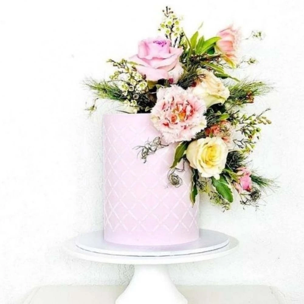 Caking It Up Blueprint Cake Stencil