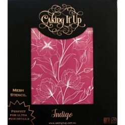 Caking It Up Indigo Mesh Cake Stencil