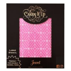 Caking It Up Jewel Cake Stencil