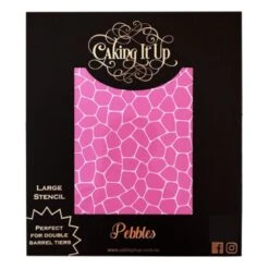 Caking It Up Pebbles Cake Stencil