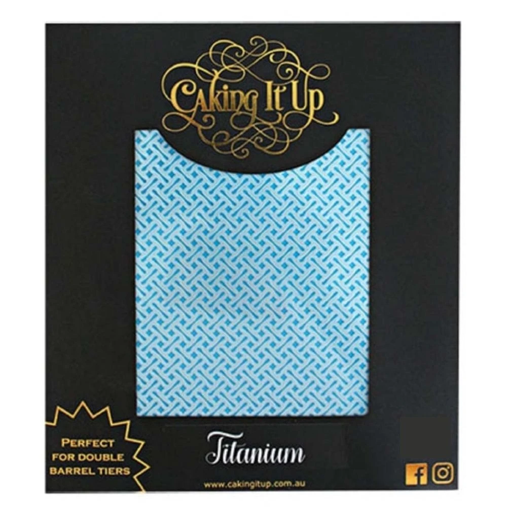 Caking It Up Titanium Cake Stencil