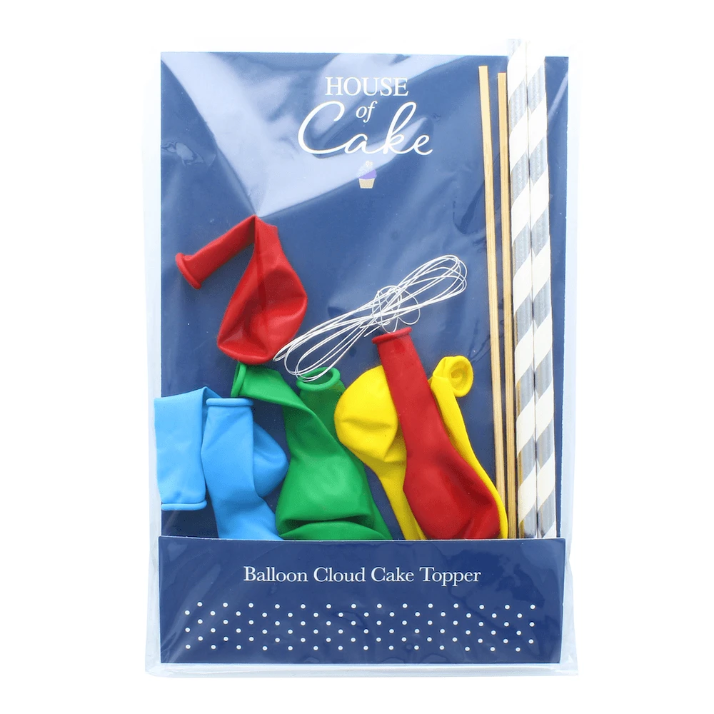 Culpitt Rainbow Balloon Cake Topper Set