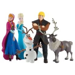 Disney Set Of 5 Frozen Cake Figure Toppers