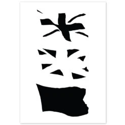 Edwin Weimer Union Jack Flag Stencil