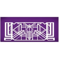 Evil Cake Genius Art Deco Wrought Iron Mesh Cake Stencil (Large)