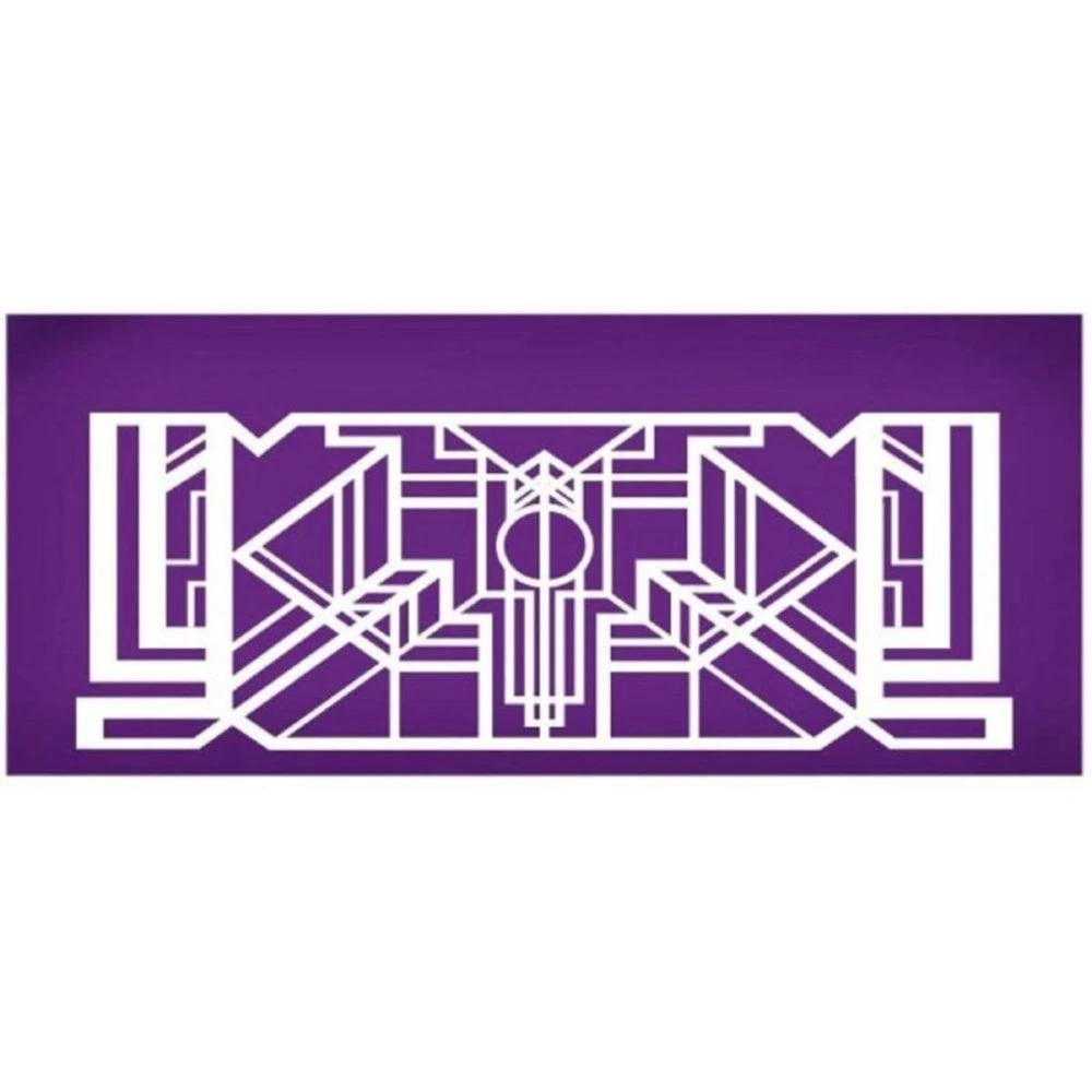 Evil Cake Genius Art Deco Wrought Iron Mesh Cake Stencil (Large)