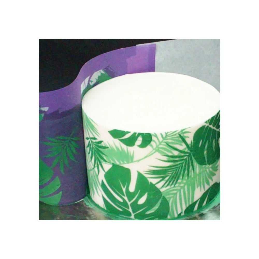 Evil Cake Genius Avalon Tropical Leaf 2-Piece Cake Stencil Set