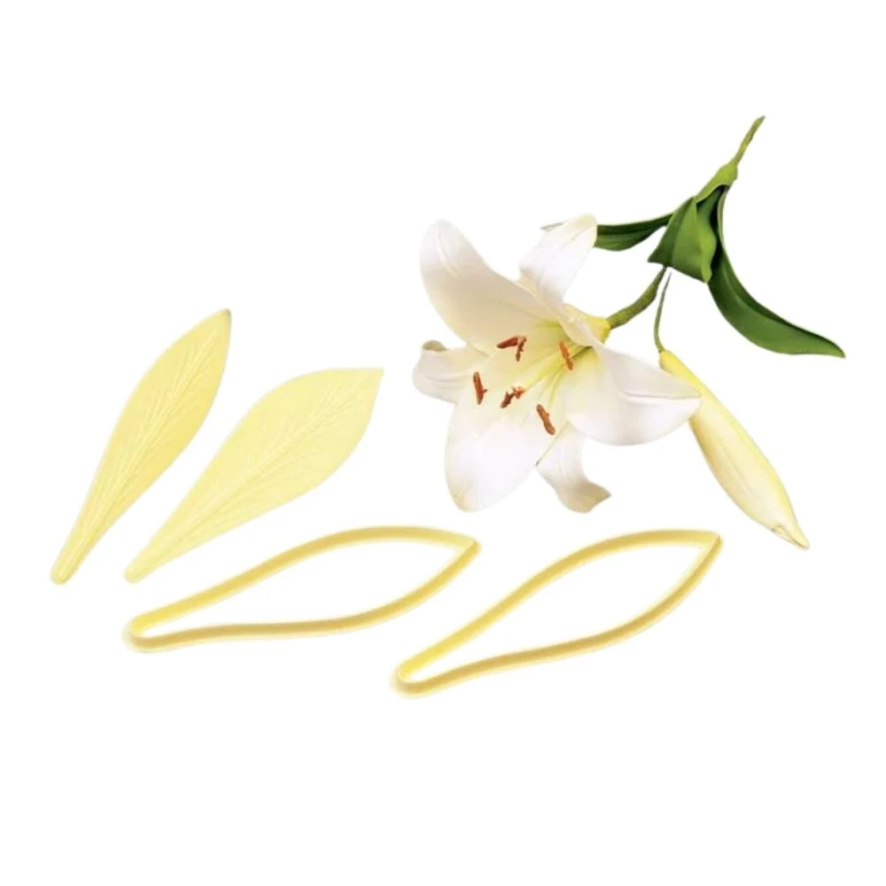 FMM Exotic Lily Icing Cutter & Embosser Set Of 4