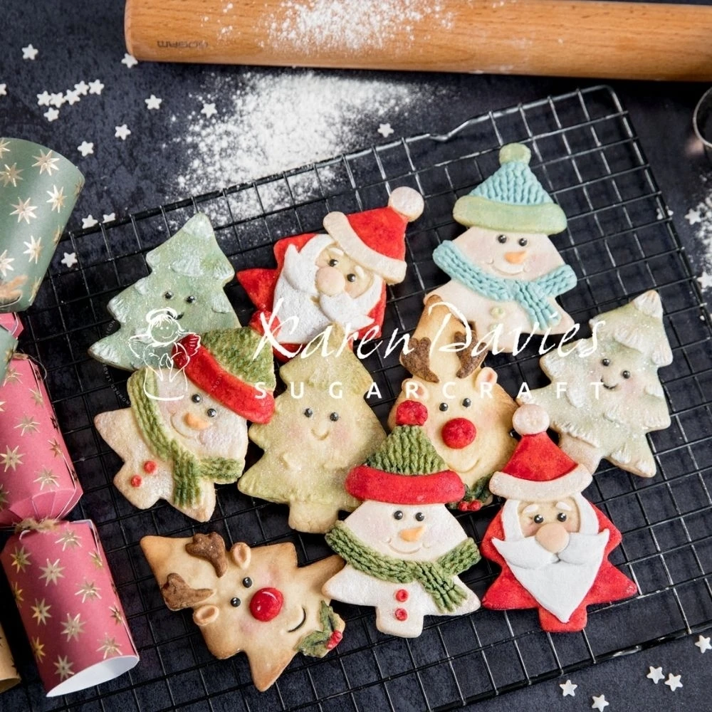 Karen Davies Christmas Tree Characters Mould