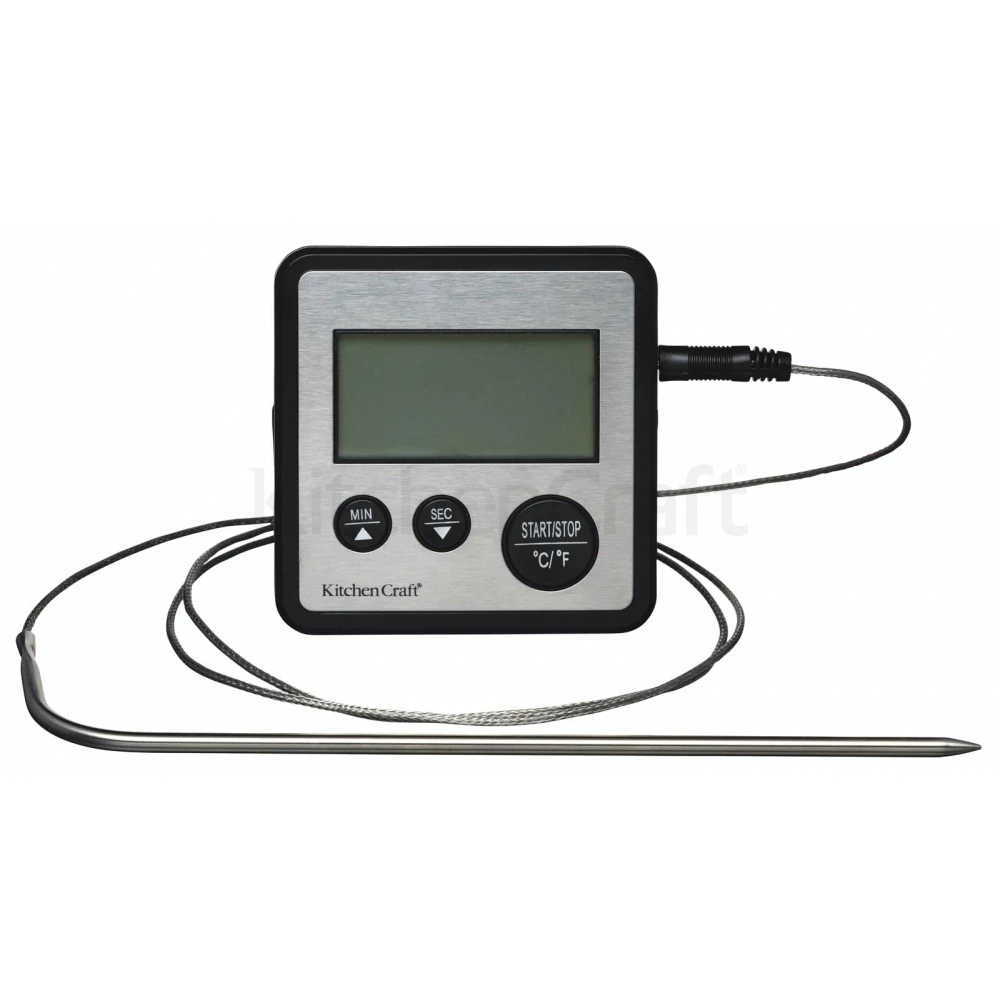 Kitchencraft Digital Cooking Thermometer & Timer