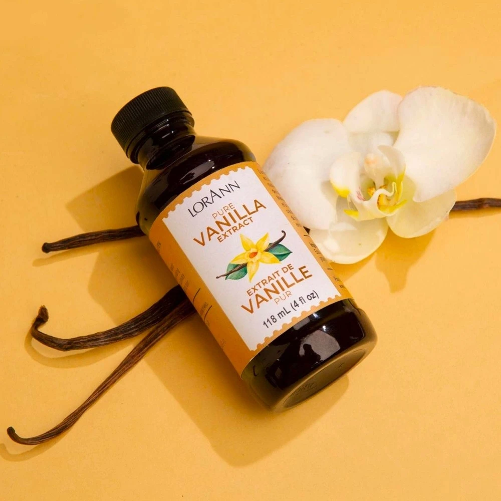 LorAnn Natural Pure Madagascan Vanilla Extract 4oz