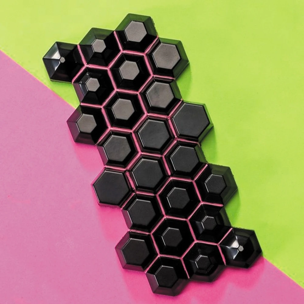 Martellato Hexagon Tablet Polycarbonate Chocolate Mould