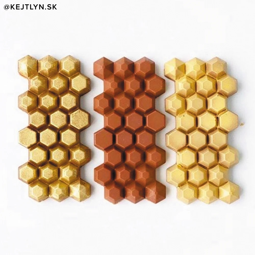 Martellato Hexagon Tablet Polycarbonate Chocolate Mould