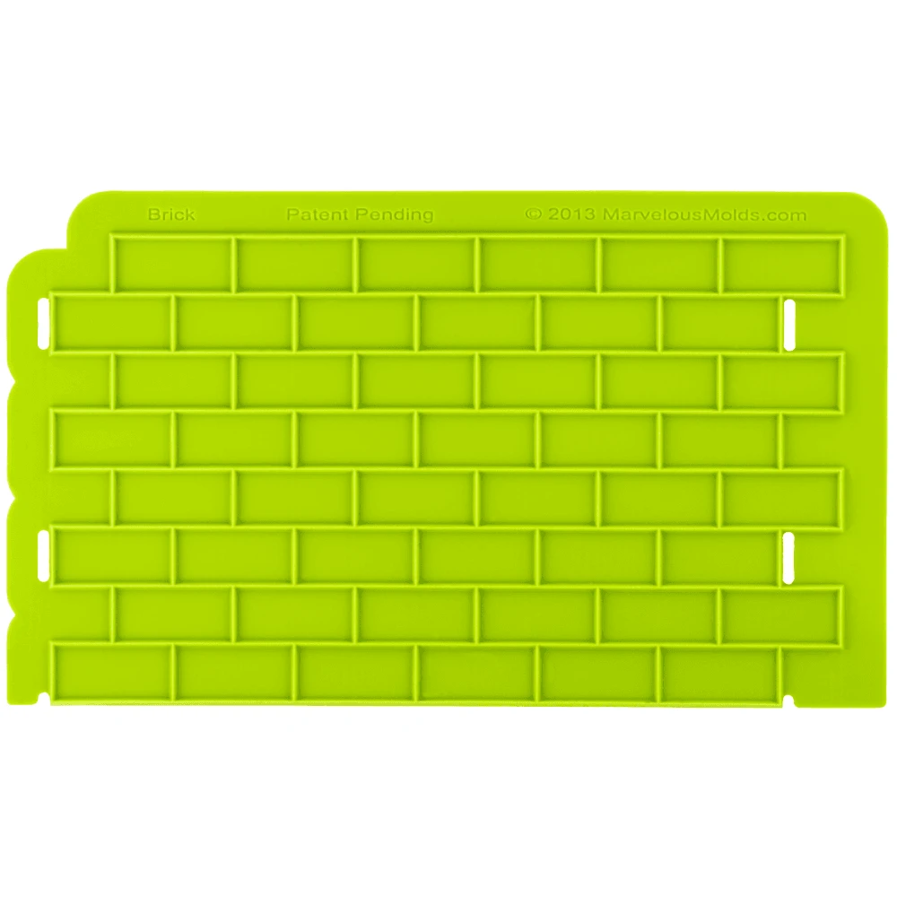 Marvelous Molds Bricks Silicone Onlay