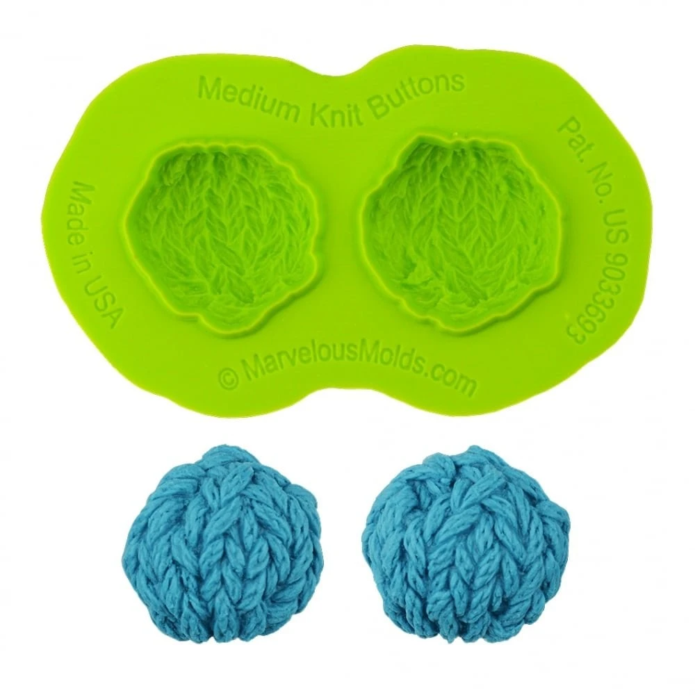 Marvelous Molds Knit Effect Collection - Set of 9 Moulds
