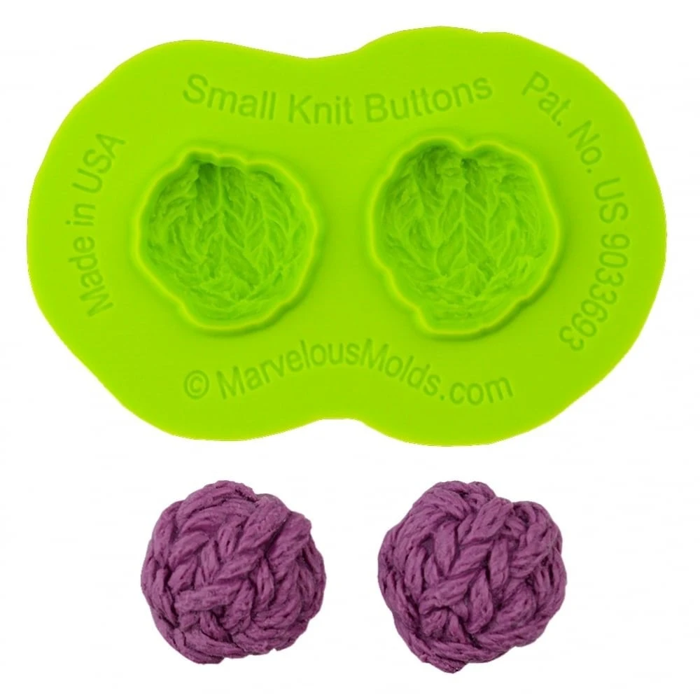 Marvelous Molds Knit Effect Collection - Set of 9 Moulds