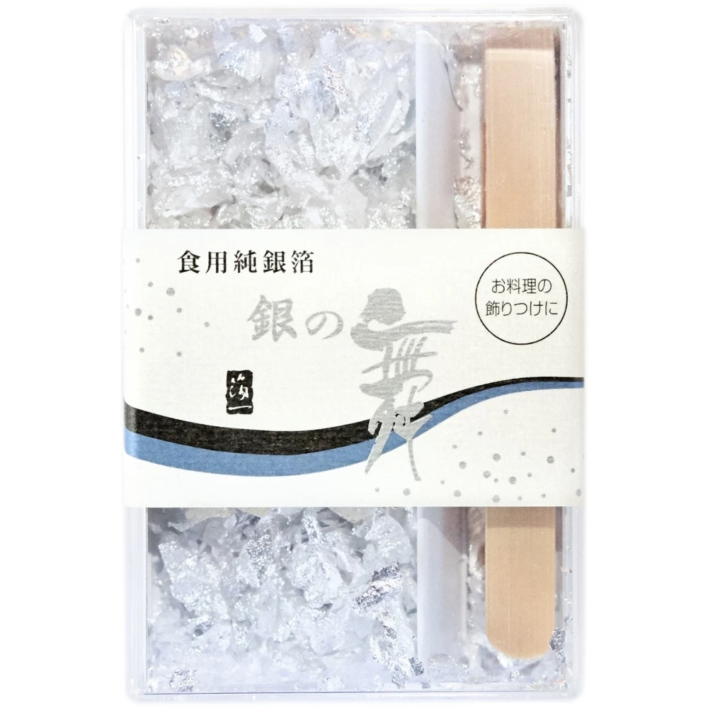 Original Artisan Gold Edible Leaf Flakes with Bamboo Tweezers