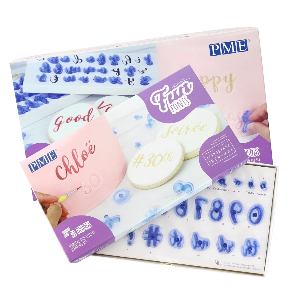PME Bundle Set - Fun Fonts Embossing Collection