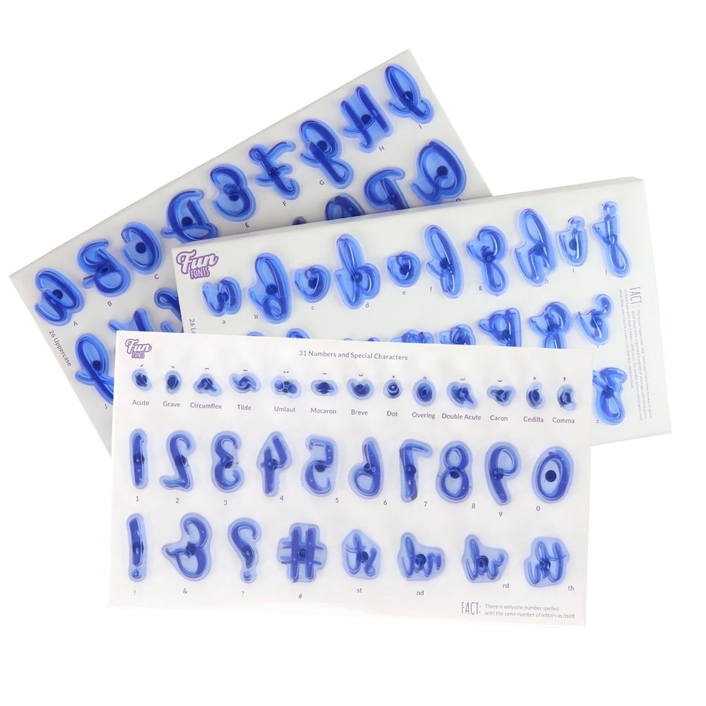 PME Bundle Set - Fun Fonts Embossing Collection