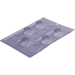 Porto Formas Special Round Box With Lids 3-Part Chocolate Mould