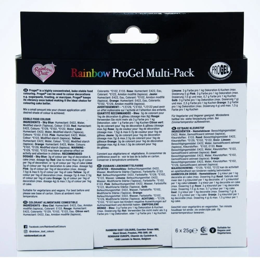 Rainbow Dust Rainbow Multipack ProGel Concentrated Colouring