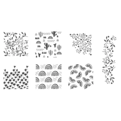Silvia Favero Spring Stencil Set Of 7