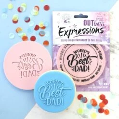 Sweet Stamp Fun World's Best Dad - OUTboss Expressions Stamp