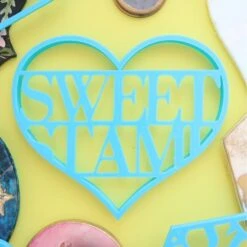 Sweet Stamp Heart Blank Canvas Topper & Cutter Set