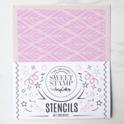 Sweet Stamp Marabou Stencil