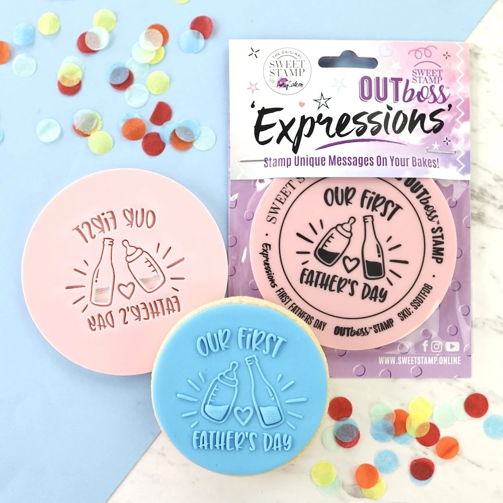 Sweet Stamp Our First Father's Day - OUTboss Expressions Stamp