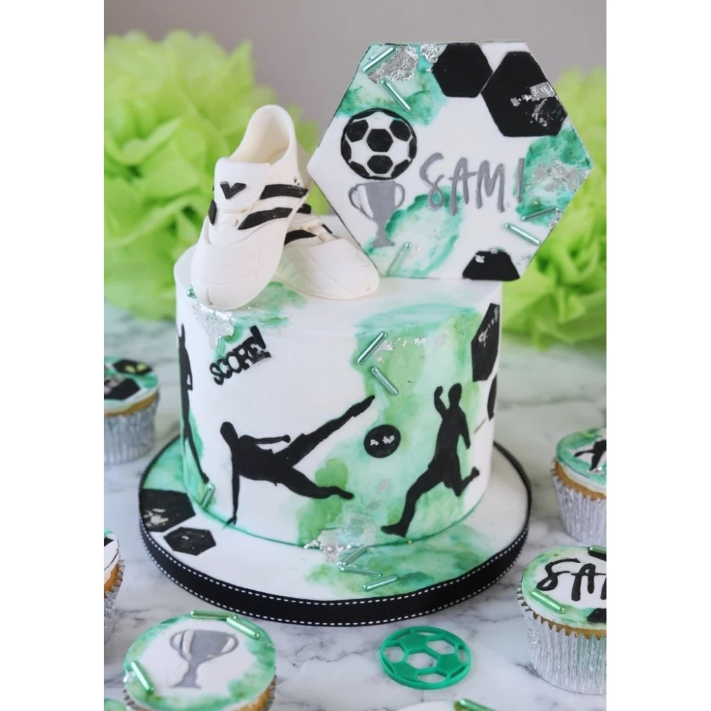 Sweet Stamp Score! Soccer Embossing Elements