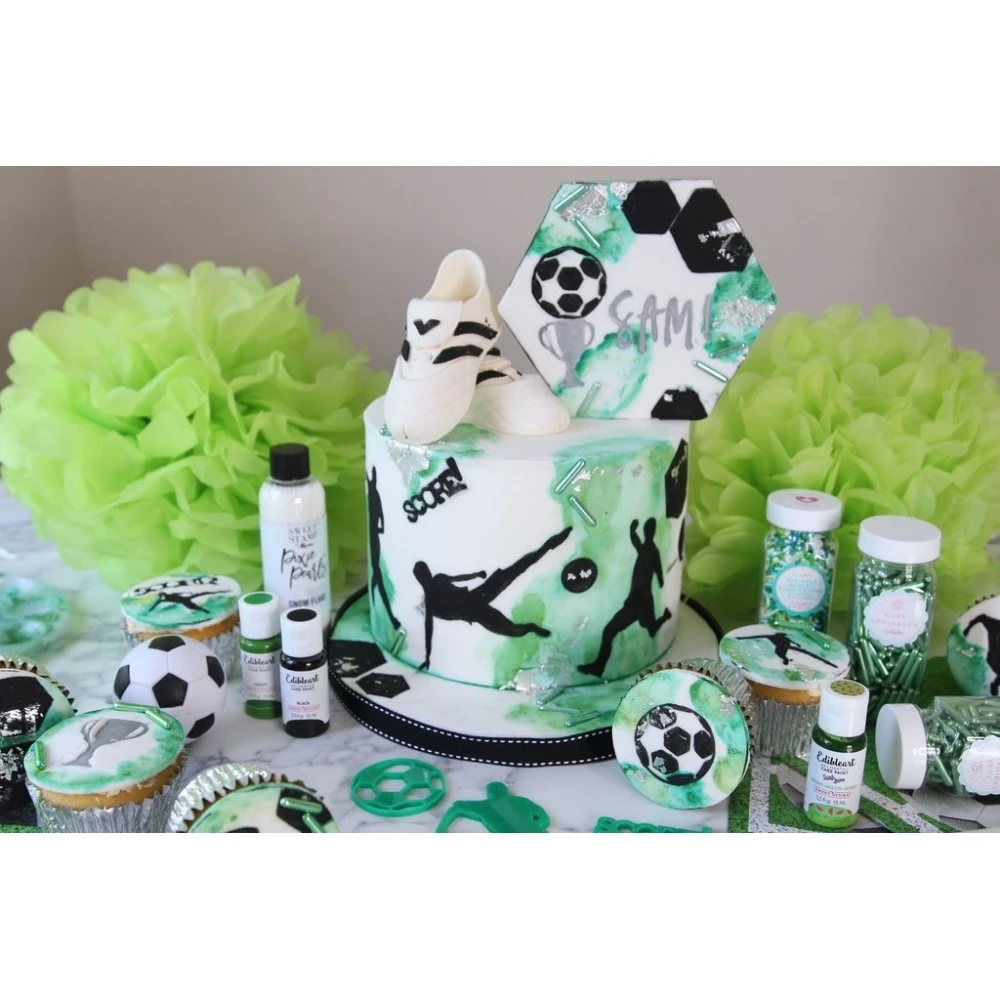 Sweet Stamp Score! Soccer Embossing Elements