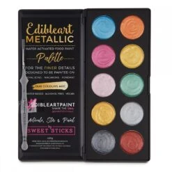 Sweet Sticks Metallic Colours Edible Art Paint Palette