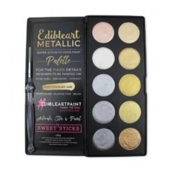 Sweet Sticks Metallic Edible Art Paint Palette