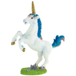 The Cake Decorating Co. Blue Unicorn Stallion Cake Figure