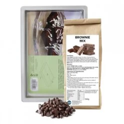The Cake Decorating Co. Chocolate Brownie Mix, Brownie Tray & Chocolate Chips Bundle