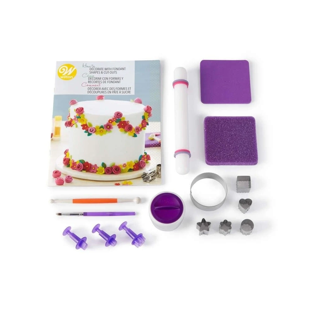 Wilton How To Decorate Fondant Shapes & Cut-Outs Kit